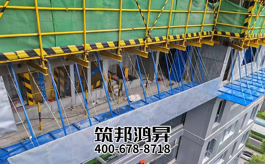 工地懸挑水平防護棚